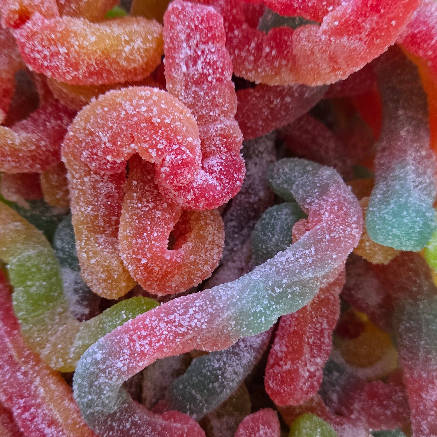 Bonbon halal 100g - Vers de terre acidulée