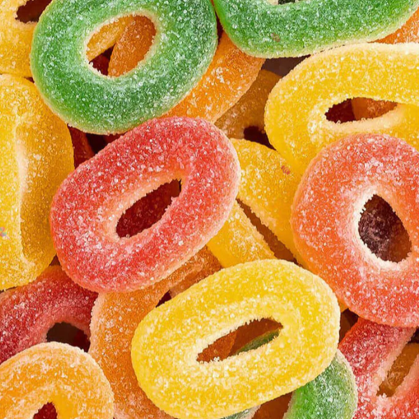 Bonbon halal 100g - Anneaux Assortis