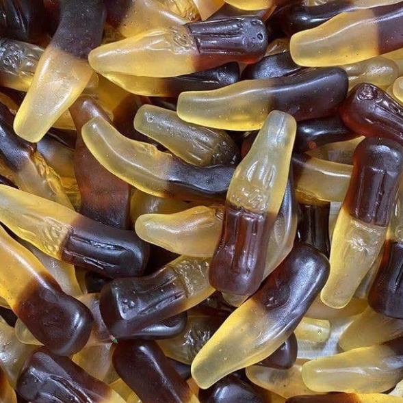 Bonbon halal 100g - Bouteille cola lisse
